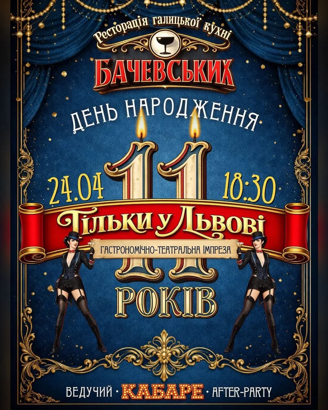 11 років Ресторації Бачевських «Тільки у Львові»