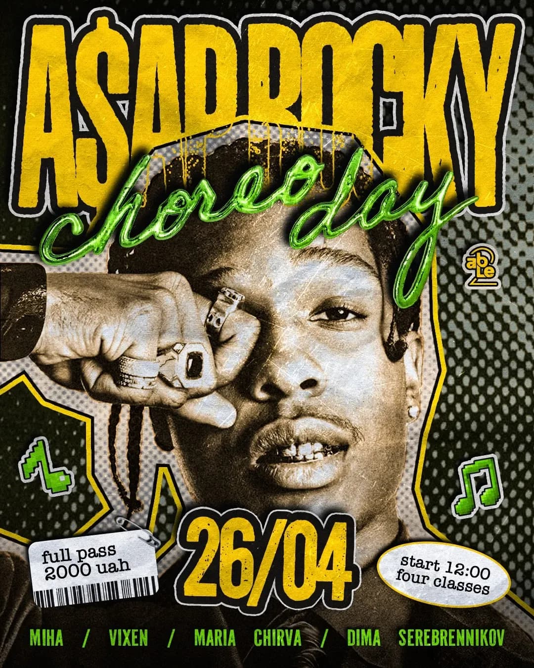 A$AP Rocky Choreo Workshops в able2
