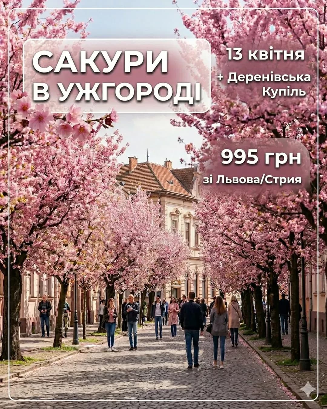 Квітуче Закарпаття — автобусний тур